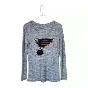 Majestic Threads St Louis Blues Women's Hoodie SIZE-MEDIUM
